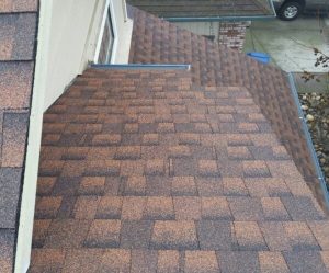 Roof Replacement in Santa Rosa with brown shingles