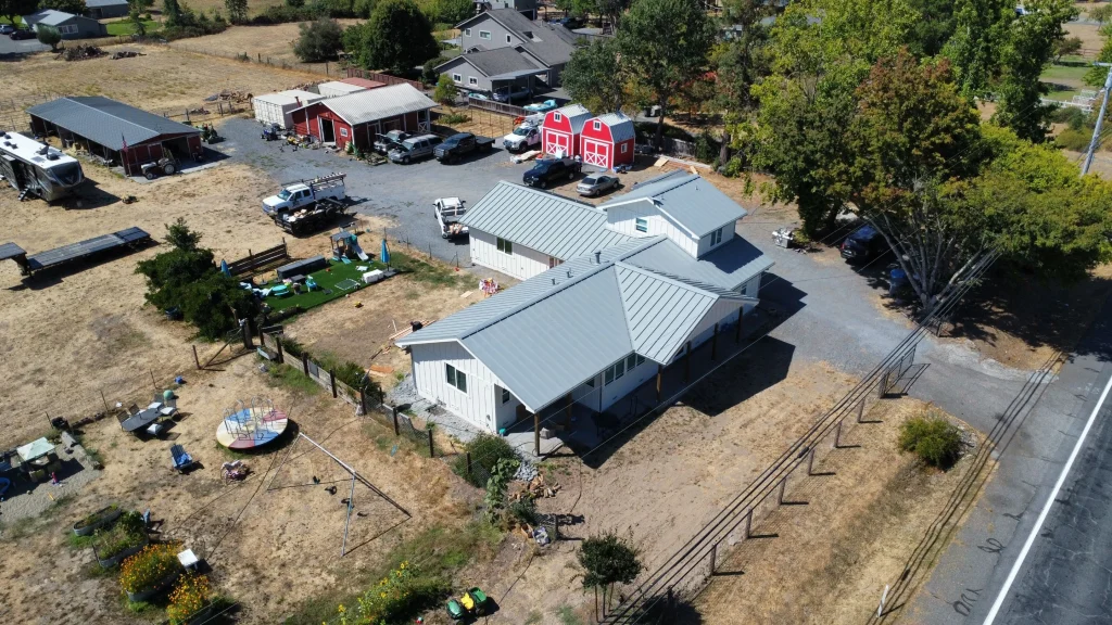 Santa Rosa metal roof replacement project